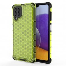 Dėklas Honeycomb Case Samsung Galaxy A22 4G žalias