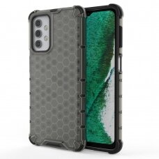 Plastikinis dėklas Honeycomb Case TPU Samsung Galaxy A32 5G Juodas