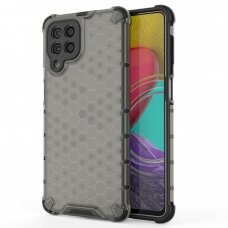 Dėklas Honeycomb case armored Samsung Galaxy M53 5G Juodas