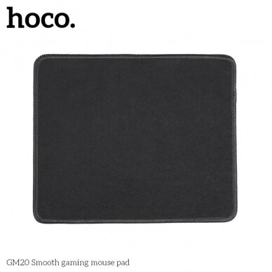 [Užsakomoji prekė] Hoco - Mousepad Smooth (GM20) - Rubber and Fabric, for Office, Games, Home - Black 4