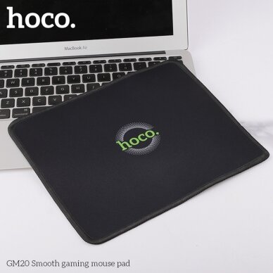 [Užsakomoji prekė] Hoco - Mousepad Smooth (GM20) - Rubber and Fabric, for Office, Games, Home - Black 6