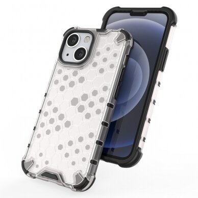 Dėklas Honeycomb Case iPhone 13 mini mėlynas 7
