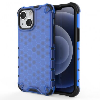 Dėklas Honeycomb Case iPhone 13 mini mėlynas
