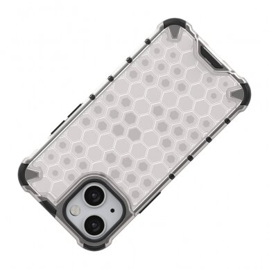 Dėklas Honeycomb Case iPhone 13 Mini permatomas 5 Dėklas Honeycomb Case iPhone 13 Mini permatomas 5