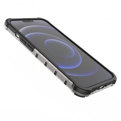 Dėklas Honeycomb Case iPhone 13 Pro juodas 10
