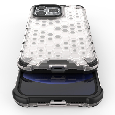 Dėklas Honeycomb Case iPhone 13 Pro raudonas 9