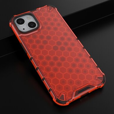 Dėklas Honeycomb Case iPhone 13 raudonas 13