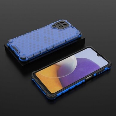 Dėklas Honeycomb Case Samsung Galaxy A22 4G mėlynas 12