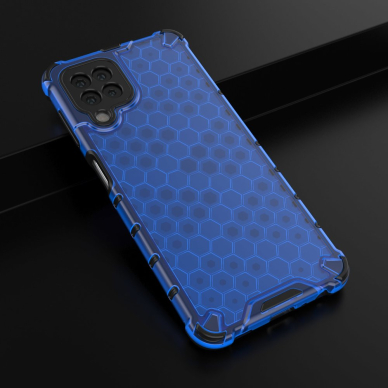 Dėklas Honeycomb Case Samsung Galaxy A22 4G mėlynas 13 Dėklas Honeycomb Case Samsung Galaxy A22 4G mėlynas 13