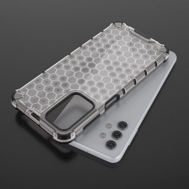Plastikinis dėklas Honeycomb Case Samsung Galaxy A32 5G žalias 10