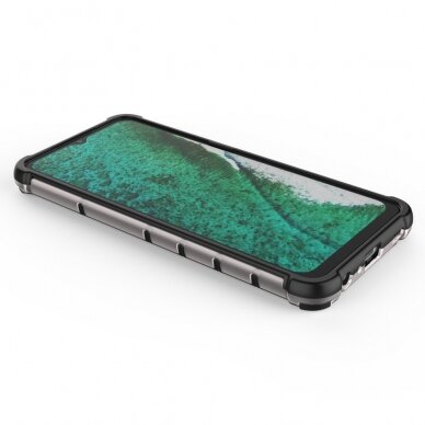 Plastikinis dėklas Honeycomb Case Samsung Galaxy A32 5G žalias 13