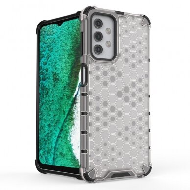 Plastikinis dėklas Honeycomb Case Samsung Galaxy A32 5G žalias 4