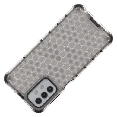 Plastikinis dėklas Honeycomb Case Samsung Galaxy A32 5G žalias 8