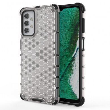 Plastikinis dėklas Honeycomb Case Samsung Galaxy A32 5G Skaidrus Plastikinis dėklas Honeycomb Case Samsung Galaxy A32 5G Skaidrus