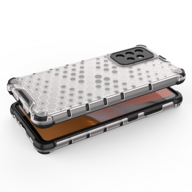 Dėklas Honeycomb Case armor cover with TPU Samsung Galaxy A72 4G Juodas 2