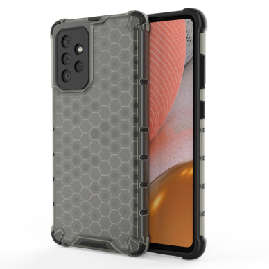 Dėklas Honeycomb Case armor cover with TPU Samsung Galaxy A72 4G Juodas Dėklas Honeycomb Case armor cover with TPU Samsung Galaxy A72 4G Juodas