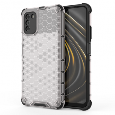 Dėklas Honeycomb Case TPU Xiaomi Poco M3 / Xiaomi Redmi 9T Skaidrus Dėklas Honeycomb Case TPU Xiaomi Poco M3 / Xiaomi Redmi 9T Skaidrus