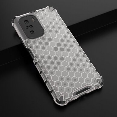 Dėklas Honeycomb Xiaomi Redmi K40 Pro+ / K40 Pro / K40 / Poco F3 Permatomas 11 Dėklas Honeycomb Xiaomi Redmi K40 Pro+ / K40 Pro / K40 / Poco F3 Permatomas 11