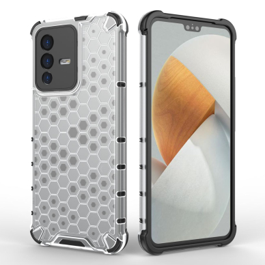 Dėklas Honeycomb Vivo V23 5G Permatomas UGLX912 4 Dėklas Honeycomb Vivo V23 5G Permatomas UGLX912 4