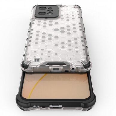 Dėklas Honeycomb case armored Realme C31 Permatomas 8 Dėklas Honeycomb case armored Realme C31 Permatomas 8