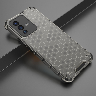 Dėklas Honeycomb Vivo V23 5G Juodas 2 Dėklas Honeycomb Vivo V23 5G Juodas 2