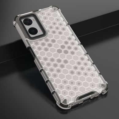 Dėklas Honeycomb case armored Oppo A76 / Oppo A36 / Realme 9i Permatomas 17