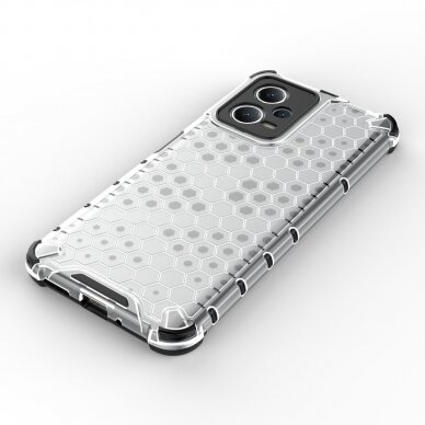 Dėklas Honeycomb Xiaomi Redmi Note 12 5G / Poco X5 5G armored hybrid cover Juodas 12 Dėklas Honeycomb Xiaomi Redmi Note 12 5G / Poco X5 5G armored hybrid cover Juodas 12