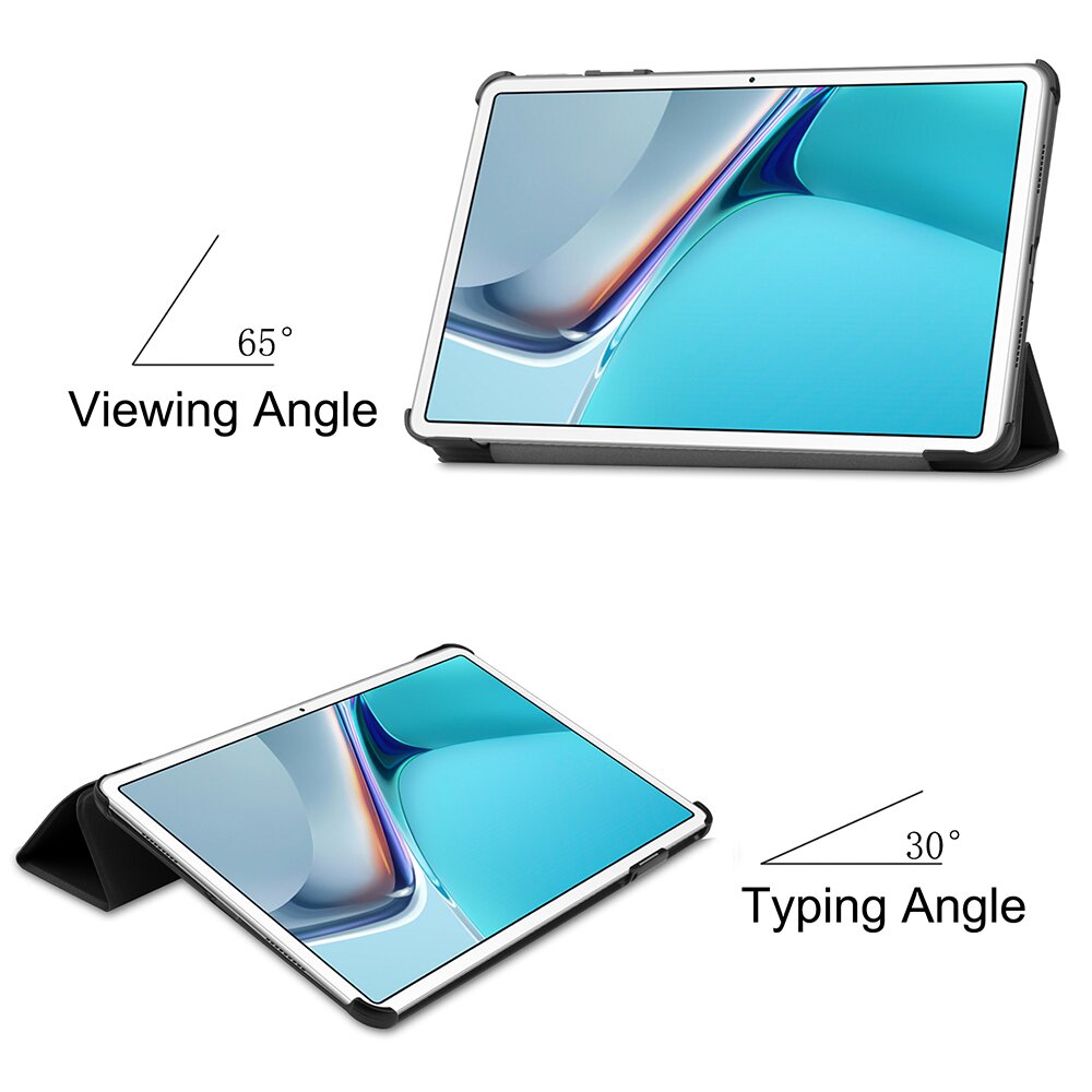 Akcija! Dėklas skirtas Huawei MatePad 11 - Techsuit FoldPro - Juodas  2