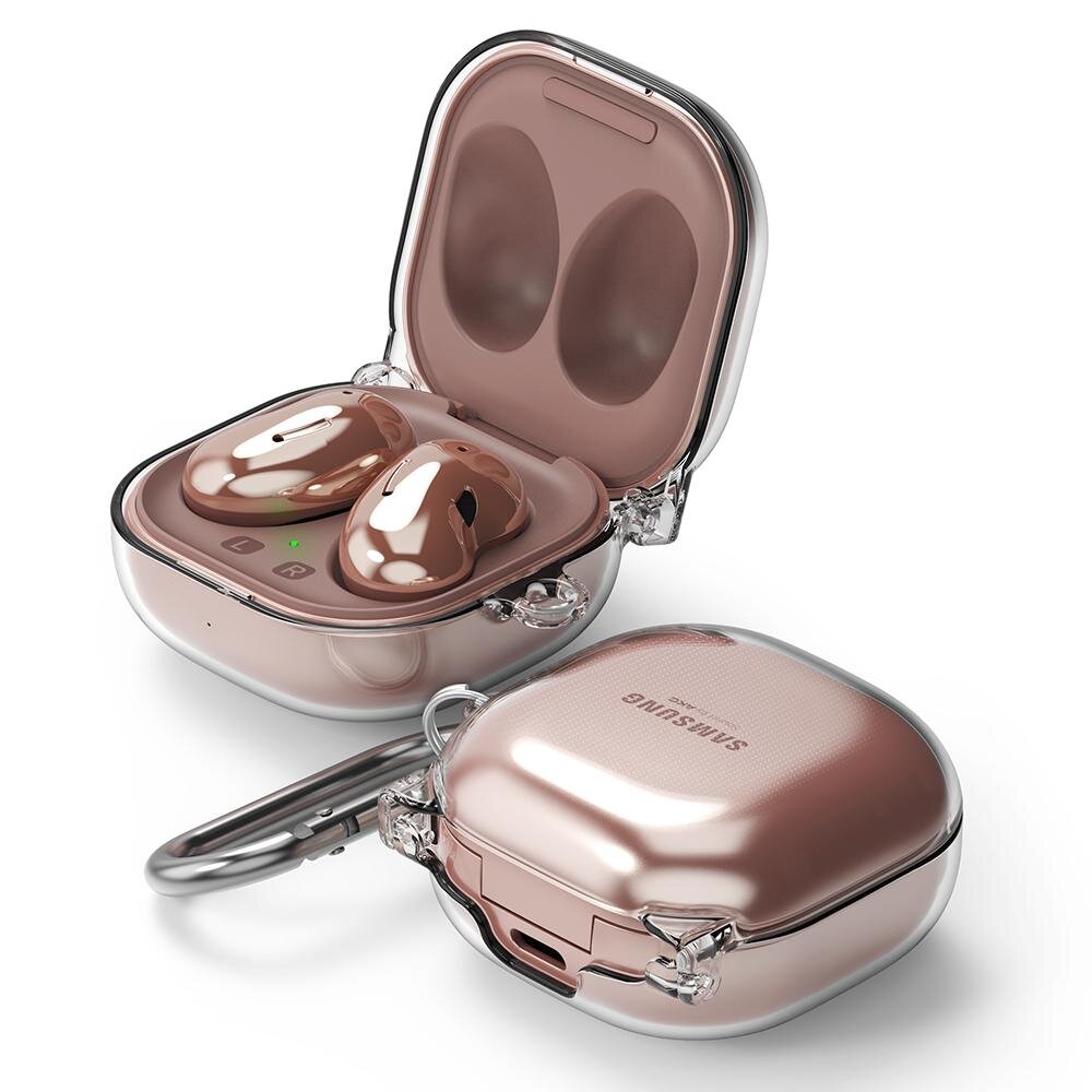 Akcija! Dėklas skirtas Samsung Galaxy Buds Live - Ringke Hinge Case - permatomas Akcija! Dėklas skirtas Samsung Galaxy Buds Live - Ringke Hinge Case - permatomas