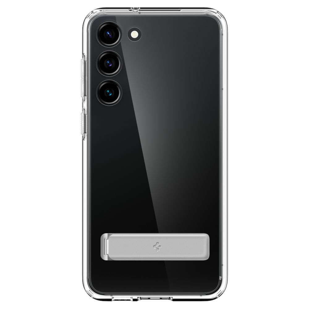 Akcija! Dėklas skirtas Samsung Galaxy S23 Plus - Spigen Ultra Hybrid S - permatomas   1