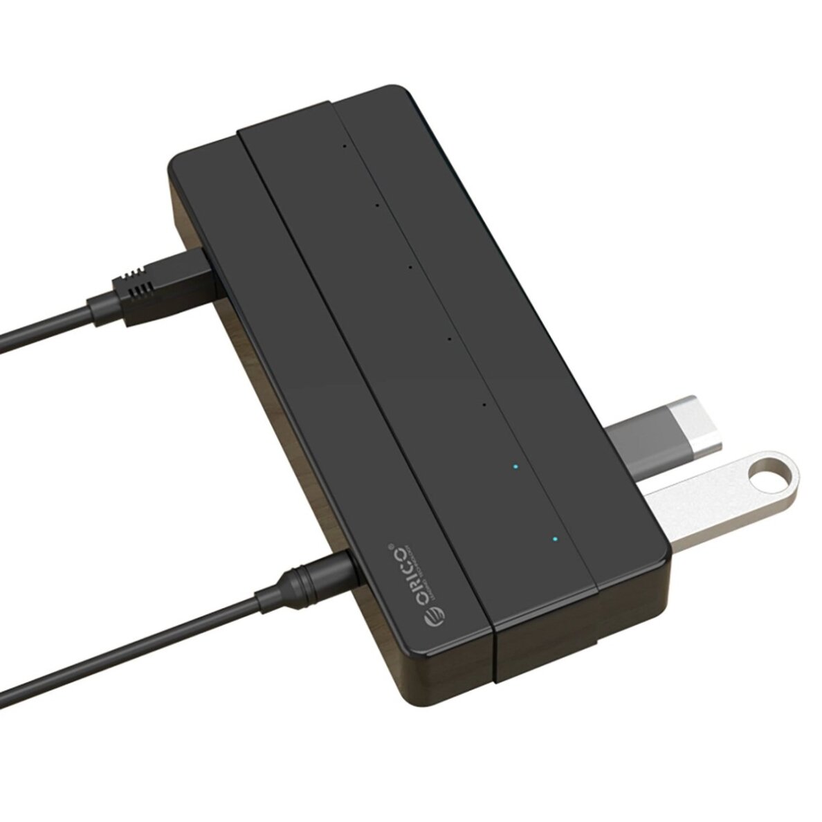 USB šakotuvas Hub Orico H7928-U3-V1 7x USB-A 3.0 – juodas 3