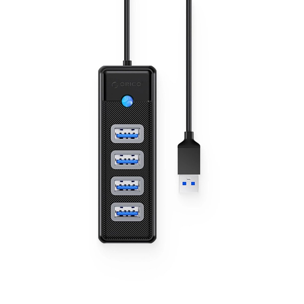 USB šakotuvas Hub Orico PW4U-U3 USB-A / 4x USB-A 3.0 – juodas 1 USB šakotuvas Hub Orico PW4U-U3 USB-A / 4x USB-A 3.0 – juodas 1
