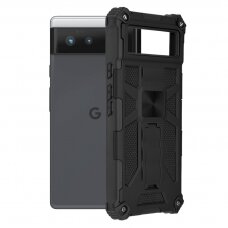 [Užsakomoji prekė] Dėklas skirtas Google Pixel 6 - Techsuit Blazor Series - Juodas PXG099