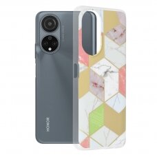[Užsakomoji prekė] Dėklas skirtas Honor X7 - Techsuit Marble Series - Violetinis Hex HOZ299