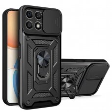 [Užsakomoji prekė] Telefono dėklas Honor X8a - Techsuit CamShield Series - Juodas HOZ299