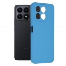 [Užsakomoji prekė] Telefono dėklas Honor X8a - Techsuit Soft Edge Silicone - Denim Mėlynas HOZ299