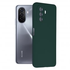 [Užsakomoji prekė] Dėklas skirtas Huawei nova Y70 - Techsuit Soft Edge Silicone - Tamsiai Žalias