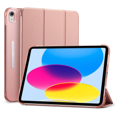 [Užsakomoji prekė] Dėklas iPad 10 (2022) 10.9 - ESR Ascend Trifold - Rose auksinės spalvos