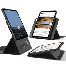 [Užsakomoji prekė] Dėklas iPad Pro 12.9 (2021 / 2022) - ESR Shift Magnetic - Juodas