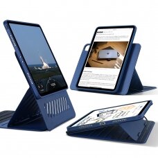 [Užsakomoji prekė] Dėklas iPad Pro 12.9 (2021 / 2022) - ESR Shift Magnetic - Mėlynas