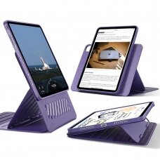 [Užsakomoji prekė] Dėklas iPad Pro 12.9 (2021 / 2022) - ESR Shift Magnetic - Violetinis