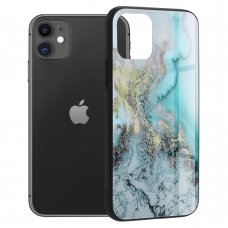 [Užsakomoji prekė] Dėklas skirtas iPhone 11 - Techsuit Glaze Series - Mėlynas Ocean ORQ671
