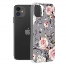 [Užsakomoji prekė] Dėklas skirtas iPhone 11 - Techsuit Marble Series - Bloom of Ruth Pilkas ORQ671