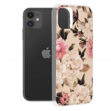 [Užsakomoji prekė] Dėklas skirtas iPhone 11 - Techsuit Marble Series - Mary Berry Nude ORQ671