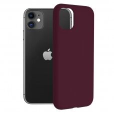 [Užsakomoji prekė] Dėklas skirtas iPhone 11 - Techsuit Soft Edge Silicone - Plum Violetinė