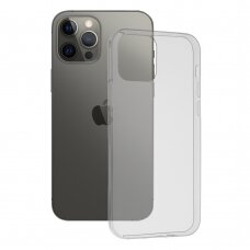 [Užsakomoji prekė] Dėklas skirtas iPhone 12 Pro Max - Techsuit permatomas Silicone - permatomasa KXV210