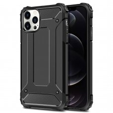 [Užsakomoji prekė] Dėklas skirtas iPhone 12 Pro Max - Techsuit Hybrid Armor - Juodas KXV210