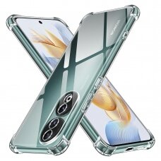 [Užsakomoji prekė] Dėklas iPhone 12 Pro Max - Techsuit Shockproof silikoninis - Permatomas