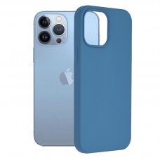 [Užsakomoji prekė] Dėklas skirtas iPhone 13 Pro Max - Techsuit Soft Edge Silicone - Denim Mėlynas