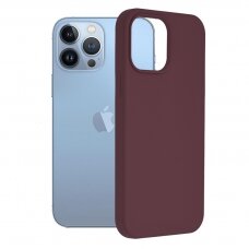 [Užsakomoji prekė] Dėklas skirtas iPhone 13 Pro Max - Techsuit Soft Edge Silicone - Plum Violetinė